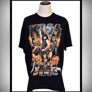 2023 Kiss MSG End Of The Road Concert Shirt XL